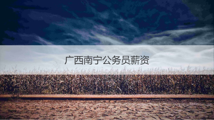 广西南宁公务员薪资 南宁考公务员难吗